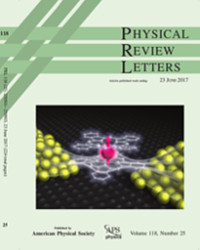 Cover of Phys. Rev. Letters