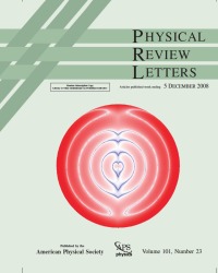 Cover of Phys. Rev. Letters